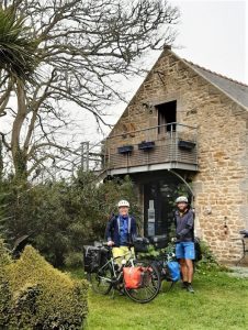 2 voyageurs en vélo