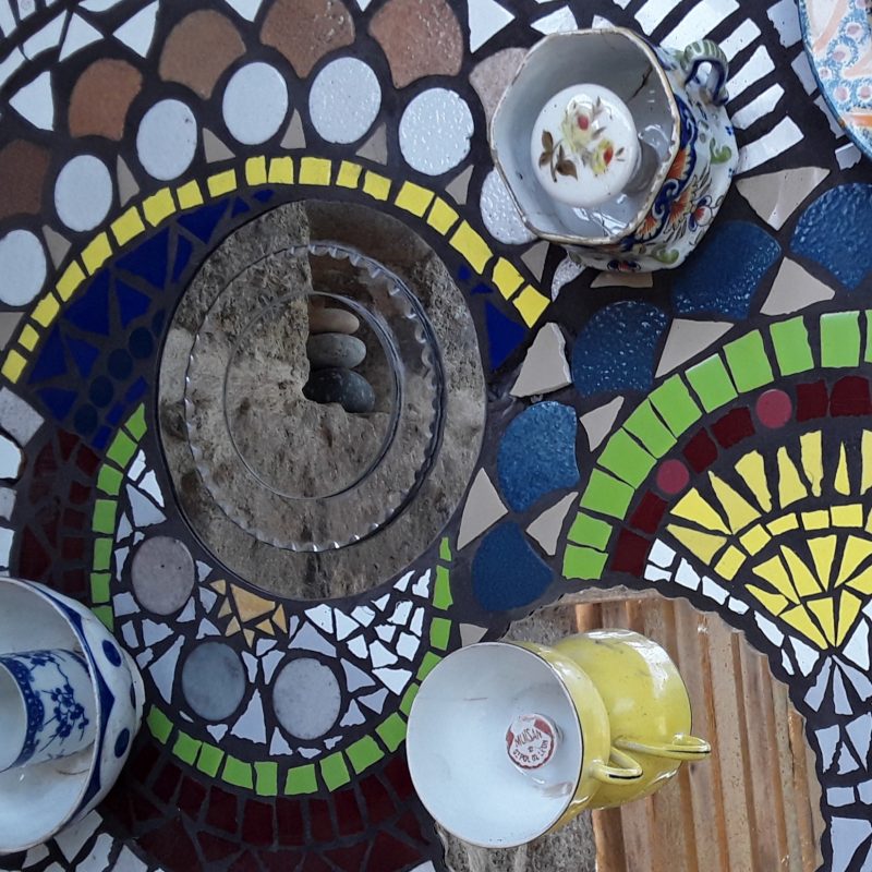 mosaïque porcelaines anciennes