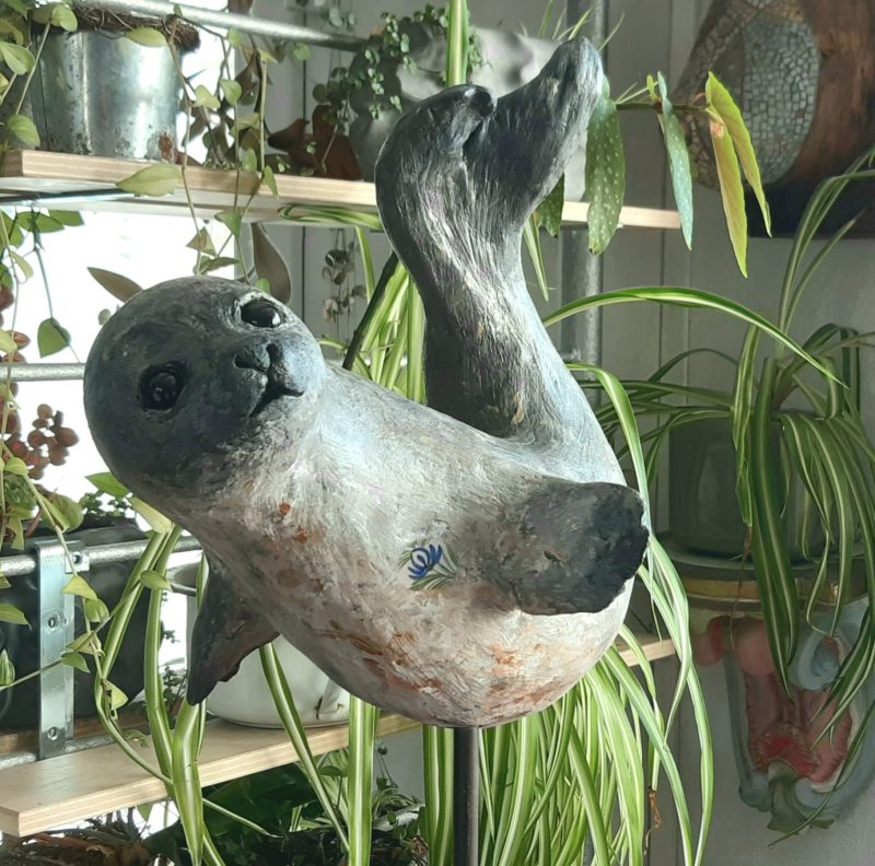 sculpture de phoque atelier kerdoel